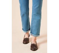 Wide Fit Lara Penny Loafers Dorothy Perkins Chocolate 3
