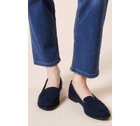 Dorothy Perkins Wide Fit Lara Penny Loafers In Navy navy 4