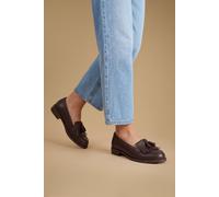 Dorothy Perkins Women's Wide Fit Leigh Fringe Loafers in Brown | Size: 9 Dorothy Perkins Brown 9