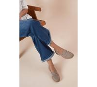 Wide Fit Leoni Chunky Loafers Dorothy Perkins Taupe 6