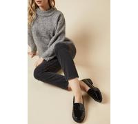 Dorothy Perkins Wide Fit Leoni Chunky Loafers In True Black true black