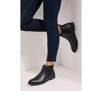 Womens Wide Fit Megs Flat Chelsea Boots Black 3
