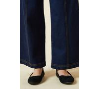 Wide Fit Paige Wrap Detail Ballet Flats Dorothy Perkins Natural Black 7