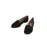 Womens Lara Penny Loafers Natural Black 7