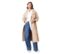 Dorothy Perkins Women’s Longline Double Breasted Belted Trench Coat, Belted, Double Breasted, Autumn Winter, Work, Office, Commute, Casual, Evening