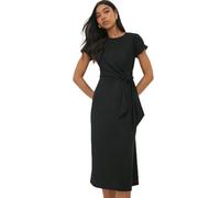 Dorothy Perkins Women’s Tie Detail Short Sleeve Jersey Midi Dress Black