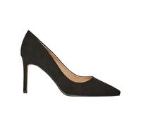 Dorothy Perkins Women's Wide Fit Dash Pointed High Stiletto Heel Court Shoes in Natural Black | Size: 4