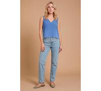 Dorothy Perkins Women's Built Up V Neck Cami in Blue | Size: 16 Dorothy Perkins Blue 16