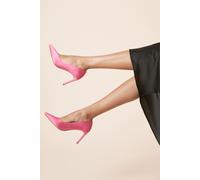 Dash Satin Pointed High Stiletto Heel Court Shoes Dorothy Perkins Bright Pink 7