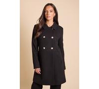 Dorothy Perkins Women's Dolly Coat in Black | Size: 8