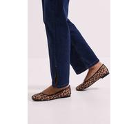 Dorothy Perkins Women's Erica Mesh Ballerinas in Leopard | Size: 5 Dorothy Perkins Leopard 5