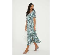 Dorothy Perkins Floral Sweetheart Neckline Midi Dress, 12, Multi
