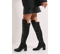 Kelly Stretch Over The Knee Boots Dorothy Perkins Black 6