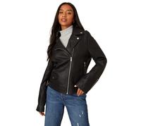 Dorothy Perkins Womens/Ladies Faux Leather Petite Biker / N/A N/A DP908