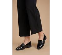 Dorothy Perkins Women's Lara Penny Loafers in True Black | Size: 8