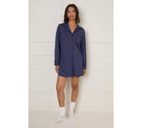 Dorothy Perkins Women's Nightwear Tipped Pyjama Shirt in Navy | Size: Medium