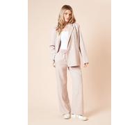 Dorothy Perkins Oversized Double Breasted Stripe Blazer In Pink pink 14