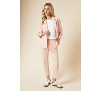 Dorothy Perkins Women's Petite Ankle Grazer Trouser in Blush | Size: 16 Dorothy Perkins Blush 16