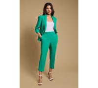 Dorothy Perkins Women's Petite Ankle Grazer Trouser in Green | Size: 12 Dorothy Perkins Green 12