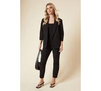 Petite Bengaline Skinny Trousers Dorothy Perkins Black 8