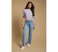 Dorothy Perkins Women's Petite Comfort Stretch Slim Jeans in Light Wash | Size: 14 Dorothy Perkins Light Wash 14