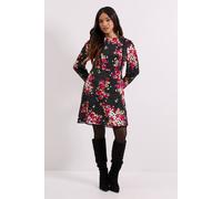 Dorothy Perkins Women's Petite Patchwork Floral Lace Trim Detail Tie Back Printed Mini Dress | Size: 16 Dorothy Perkins Floral 16