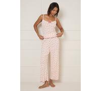 Dorothy Perkins Women's Pointelle Jersey PJ Set in Pink | Size: XL Dorothy Perkins Pink XL