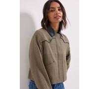 Dorothy Perkins Women's PU Collar Jacket | Size: 16