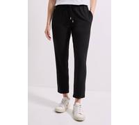 Dorothy Perkins Women's Shirred Waist Jersey Jogger in Black | Size: 8
