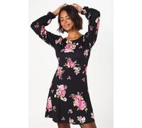 Dorothy Perkins Women's Spaced Floral Long Sleeve Mini Dress | Size: 16 Dorothy Perkins Floral 16