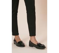 Wide Fit Leigh Fringe Loafers Dorothy Perkins True Black 7