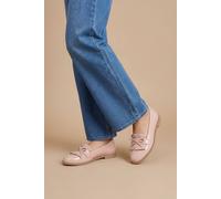 Dorothy Perkins Women's Wide Fit Loretta Tassel Loafers in Blush | Size: 3 Dorothy Perkins Blush 3