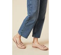 Dorothy Perkins Women's Wide Fit Loretta Tassel Loafers in Blush | Size: 8 Dorothy Perkins Blush 8