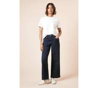 Dorothy Perkins Wide Leg Denim Jeans In Dark Indigo dark indigo
