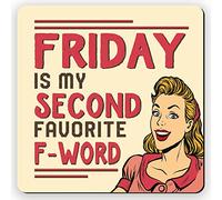 Dorothy Spring Friday Funny Retro Sarcastic Coaster Gift for Friend Office Sarcasm Present For Colleagues Who Love To Laugh