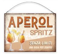 Dorothy Spring Metal Sign Aperol Spritz Retro Design Vintage Home Decorative Plaque Gift for Friends Hanging Decorations 15x20cm