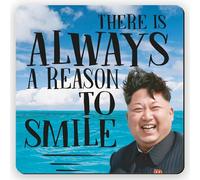 Dorothy Spring There is Always A Reason To Smile Funny Square Drink Coaster Gift for Office Friends and Colleagues