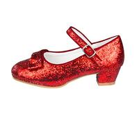 Dorothy's Ruby Red Wizard of Oz Slipper Shoes for Kids, red, 11 Little Kid