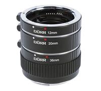 Dorr 12-36 mm Extension Tube Set for Canon EOS Camera