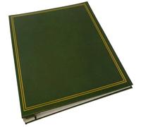 Dorr Classic Self Adhesive Refillable Photo Album, Vinyl, Green, 13.25 x 10.5-Inch