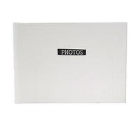 DORR Elegance White 6x4 Slip Album-36 Photos Overall Size 7x4.5, Vinyl, 17 x 11.5 x 2.5 cm
