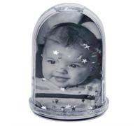 Dorr High Photo Snow Globe with Silver Stars