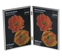 Dorr Silverstar Toskana Twin Glossy 7x5 Photo Frame - Silver