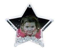 Dorr Star Shaped Snow Globe Photo Frame
