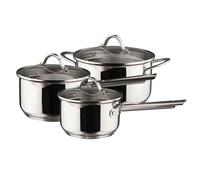 Dorre - Basic Saucepan Set, 3 Pieces - Stainless Steel