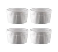 Dorre Fire souffle bowls Ø 9 cm 4-pack White