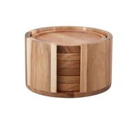 Dorre - Gota Glass Coasters, 6-pack - Wood