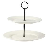 Dorre - Kafi Cake Stand White, 2 Tiers - White