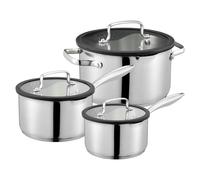 Dorre - Karla Saucepan Set, 3 Pieces - Stainless Steel