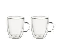 Dorre Kirk coffee cup double walled 24 cl 2-pack Glass